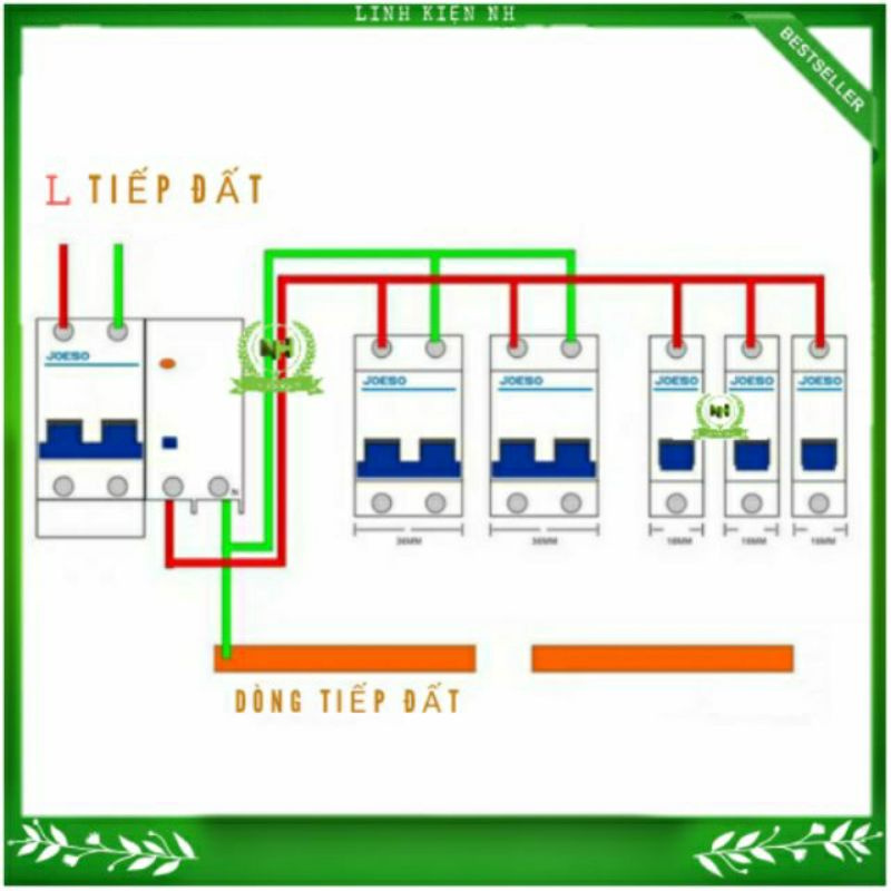 Aptomat chống giật JOESO At 1Pha DZ47-63 Attomat( 16A, 32A, 63A)
