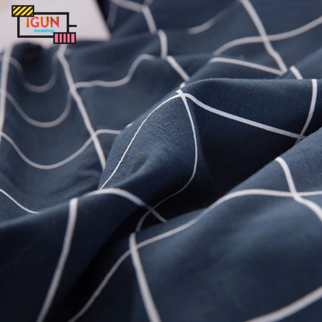 Bộ Chăn Ga Gối COTTON ĐŨI Kẻ Caro (nhiều mẫu) 4 món họa tiết Hàn Quốc | BigBuy360 - bigbuy360.vn