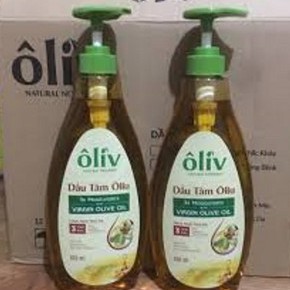 Dầu tắm dưỡng da Oliu  Oliv Natural Nourish Virgin Olive Oil