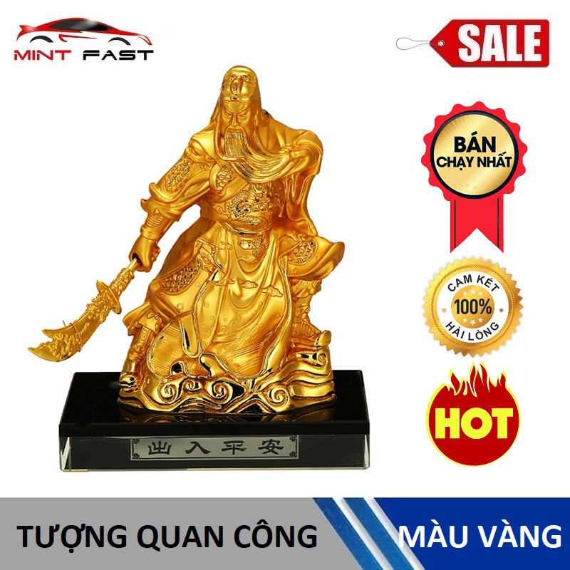 [XEM NGAY]Tượng nước hoa quan công phong thủy, tượng quan vũ, quan vân trường trang trí taplo xe hơi, trang trí nhà cửa