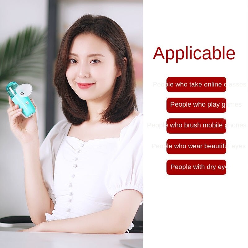 (Hàng Mới Về) Máy Mát Xa Mắt Phun Sương Nano Dưỡng Ẩm Chống Mệt Mỏi Và Giảm Mệt Mỏi | BigBuy360 - bigbuy360.vn