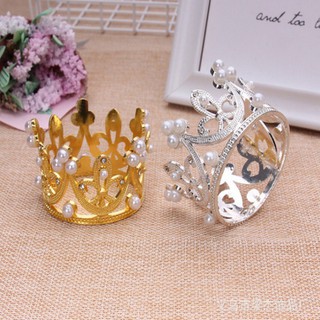 vương miện trang trí bánh [FREESHIP❤️] Vương miện size nhỏ - phụ kiện bánh kem