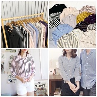 [SALE -50% XẢ SIZE NỮ/UNISEX] SƠMI CỔ VEST SIZE 0/1