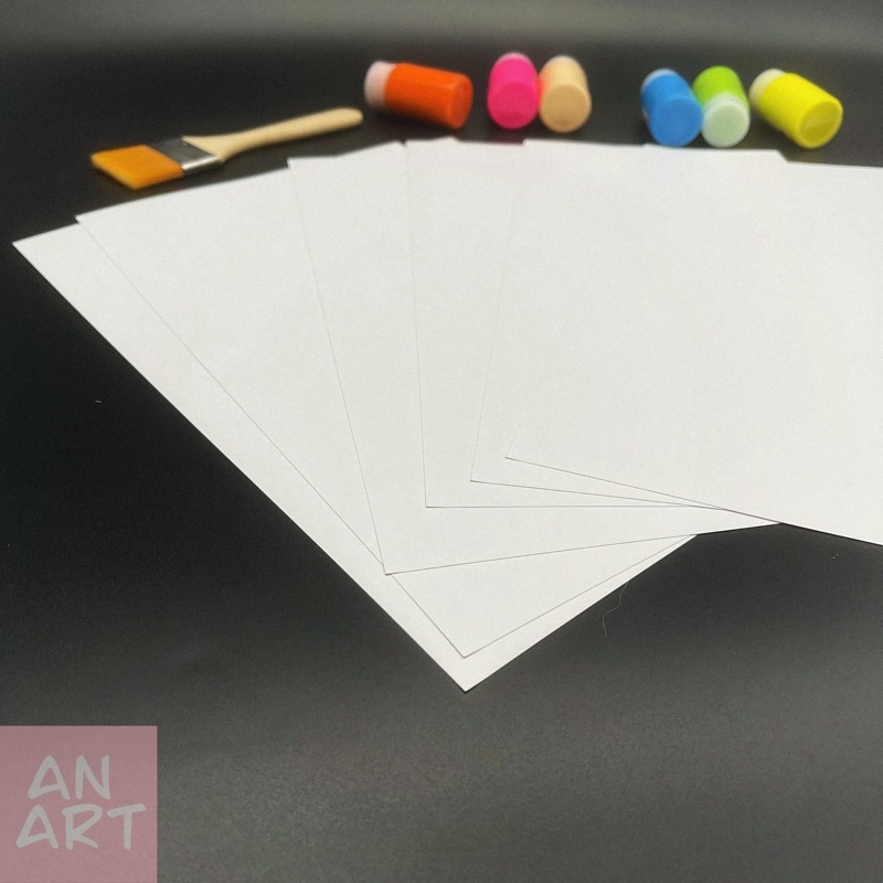 Giấy Vẽ Màu Nước, Màu Sáp, Màu Chì Cho Người Mới 250 gsm Dày - A4