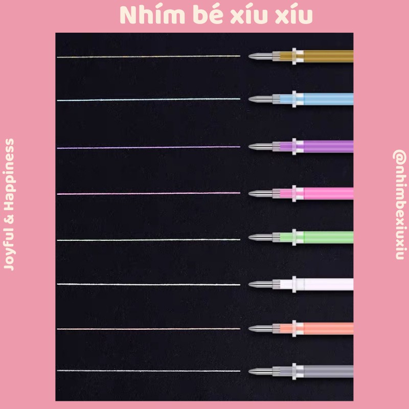 Bút nhũ Resun mực dạ quang cao cấp  có thể viết trên nền giấy đen ngòi 0.8mm VT264