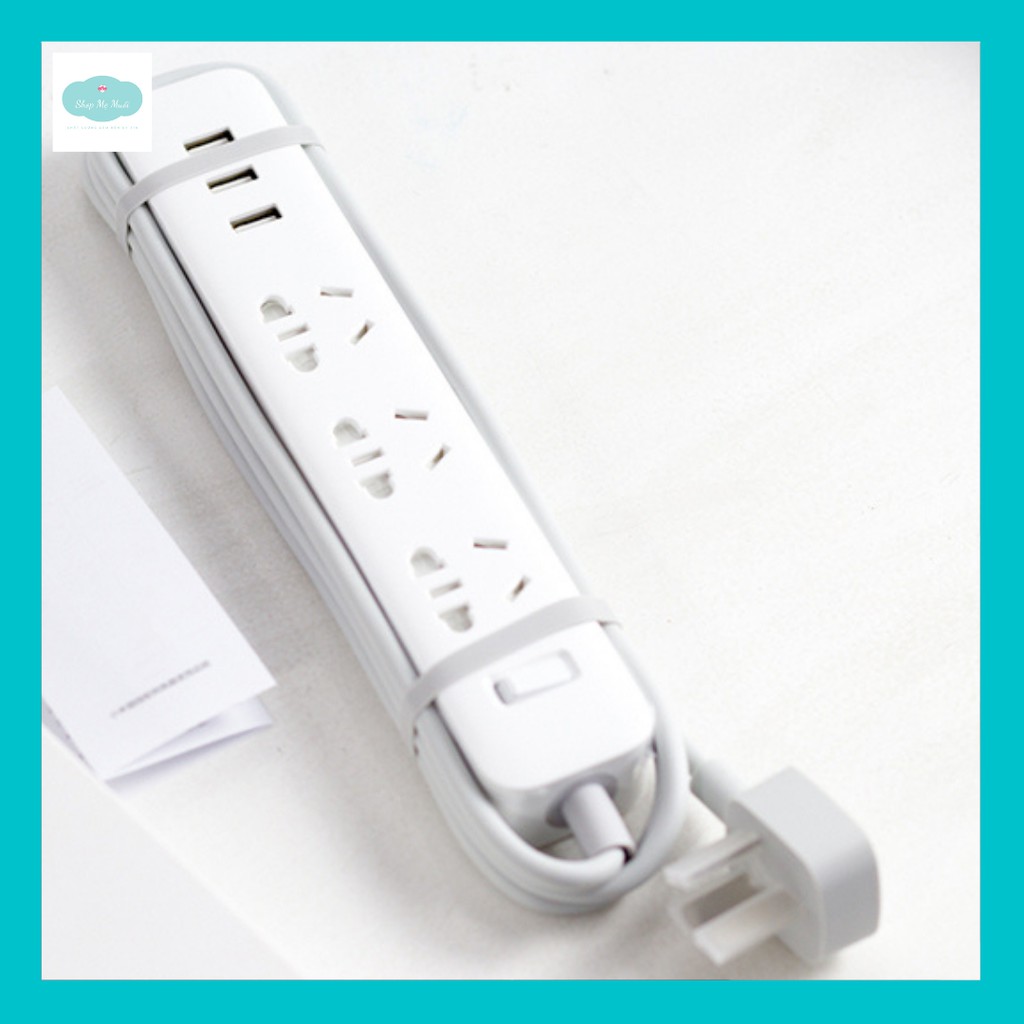 [Sẵn] Ổ Cắm Điện Xiaomi Mi Power Strip 3 Cổng USB