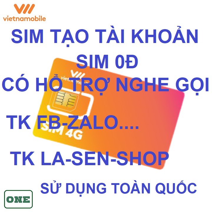 Sim 4G vietnamobile giá rẻ tự kích hoạt gói 180GB