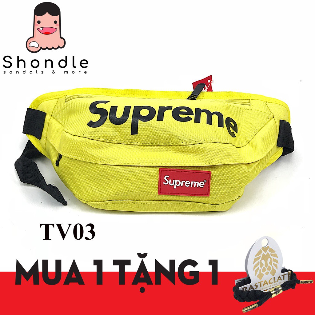 Túi đeo chéo supreme [combo Tặng Vòng Tay][Hình Thật] - TV003