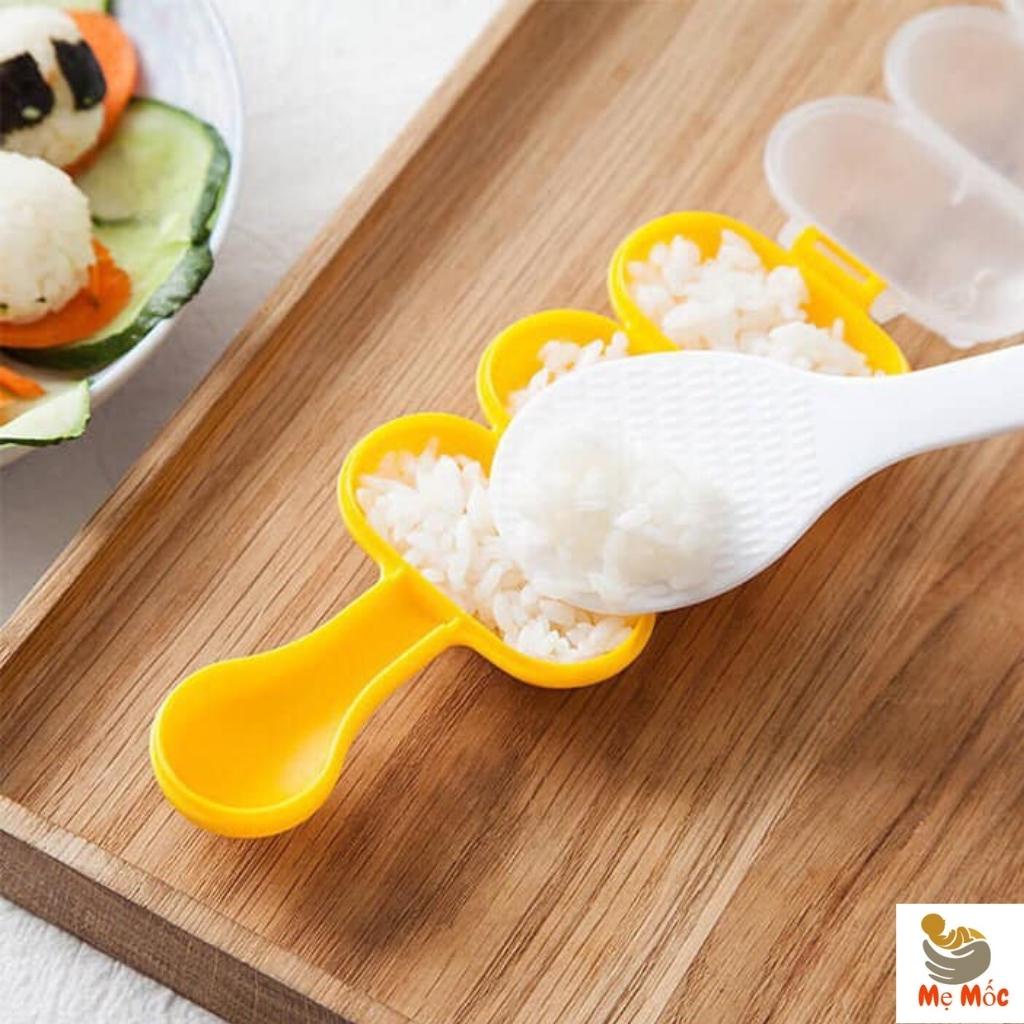 Bộ Khuôn Lắc Cơm Tạo Hình Viên Cho Bé Ăn Dặm, Chất Liệu An Toàn, Shop Mẹ Mốc