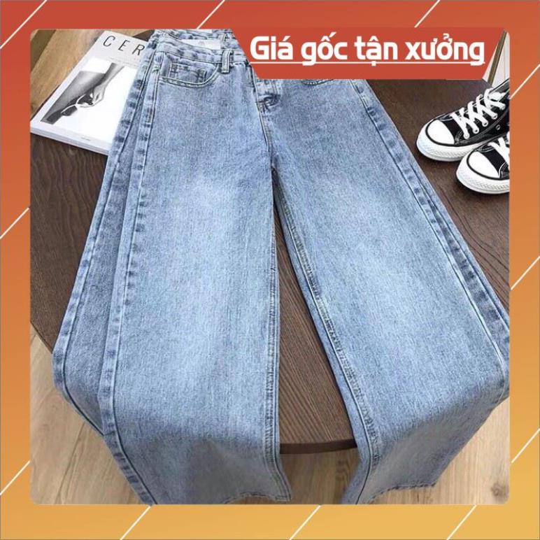 Khuyến mại Quần jean nữ ống rộng suông quần bò nữ đẹp lưng cao Hot Trend 2021 - HAPONO-J001 huyenjean | BigBuy360 - bigbuy360.vn