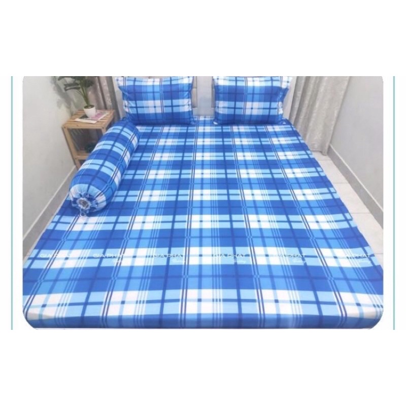 Bộ Ga Gối  Thun Lạnh Việt Nam Cao Cấp NỆM 3-25cm
