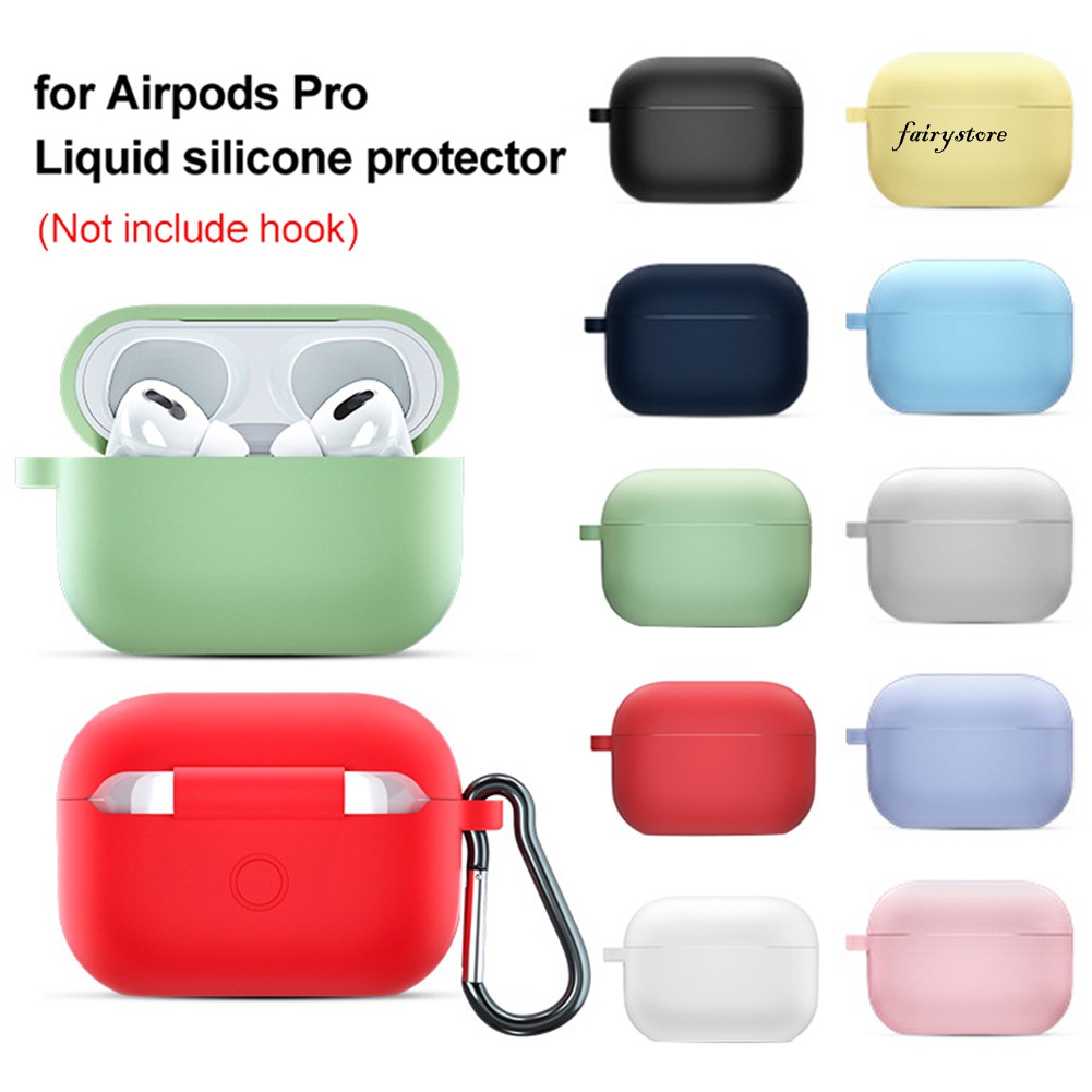 Fs Vỏ Bảo Vệ Hộp Sạc Tai Nghe Bluetooth Airpods Pro Bằng Silicon Tiện Dụng