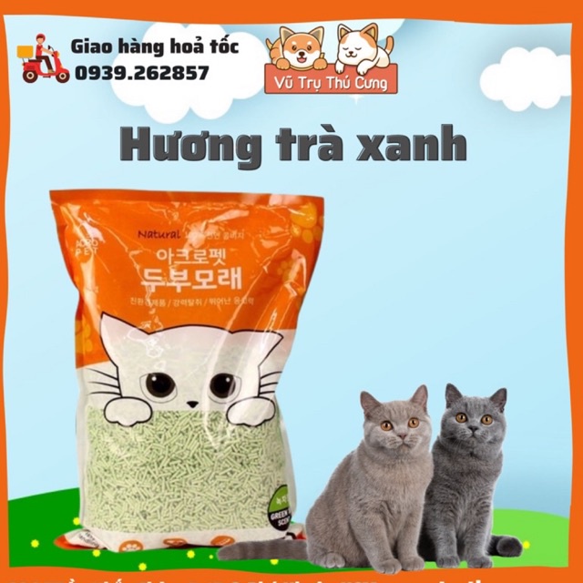 CÁT ĐẬU NÀNH PURA ACROPET 5L, KHỬ MÙI HÔI, KHÔNG BỤI