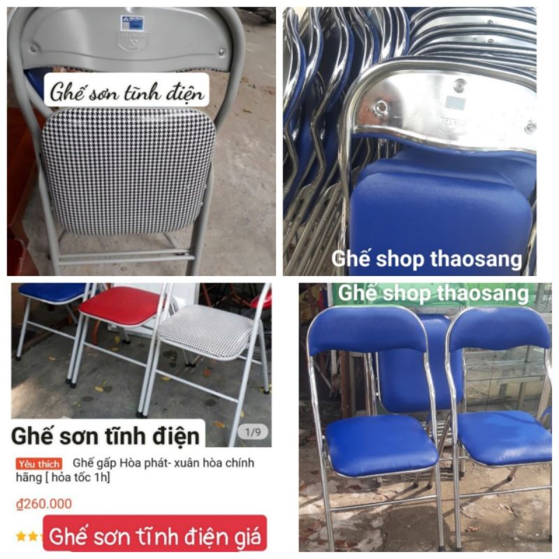 Ghế gấp xuân hòa _ hòa phát  thanh lý