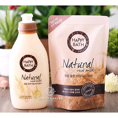 SỮA TẮM Dưỡng ẩm da  Happy bath Hàn Quốc(Sét 500+250ml)