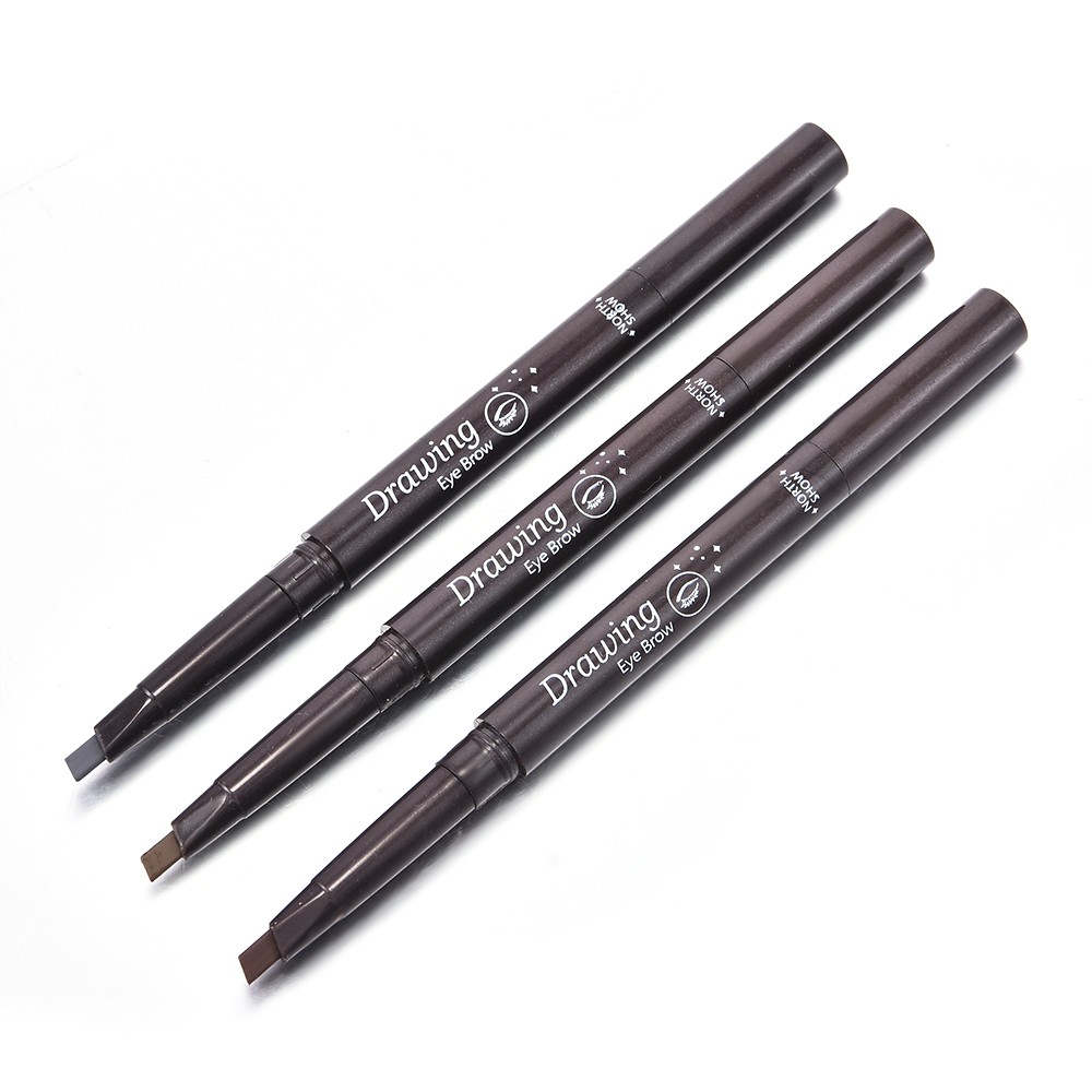 [Hàng mới về] Chì trang điểm vẽ lông mày 1 đầu có cọ chải