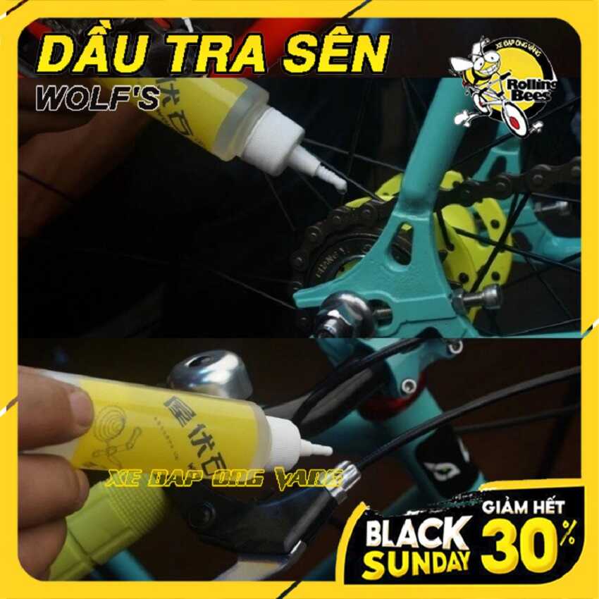 Dầu tra xích xe đạp WOLF'S Hàng Chính Hãng