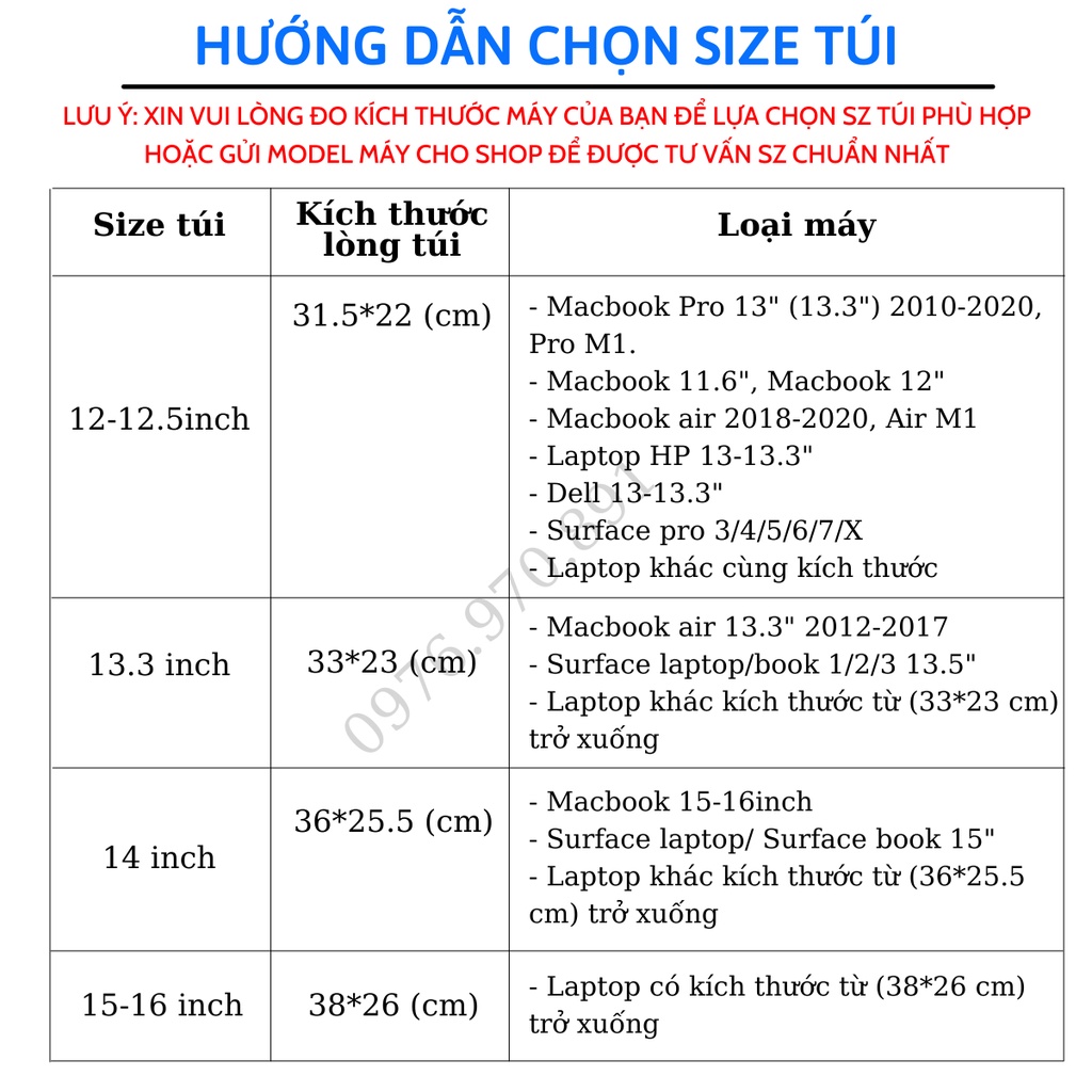 TÚI CHỐNG SỐC LAPTOP macbook, surface KINMAC. Túi laptop chống va đập-chống nước-thời trang 12,13,14,15,16,17