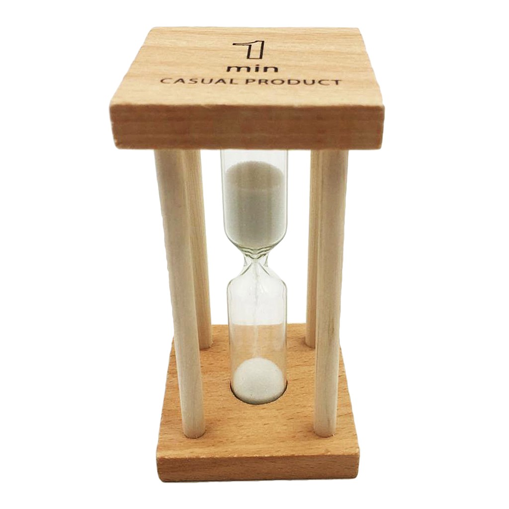 Đồng hồ cát khung gỗ 1 phút