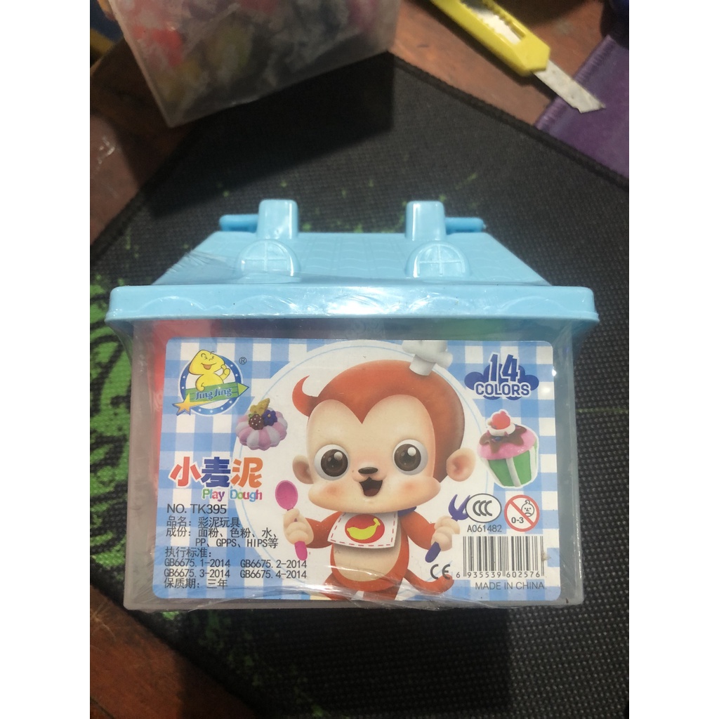 Đất Nặn Hình Ngôi Nhà nhiều Màu