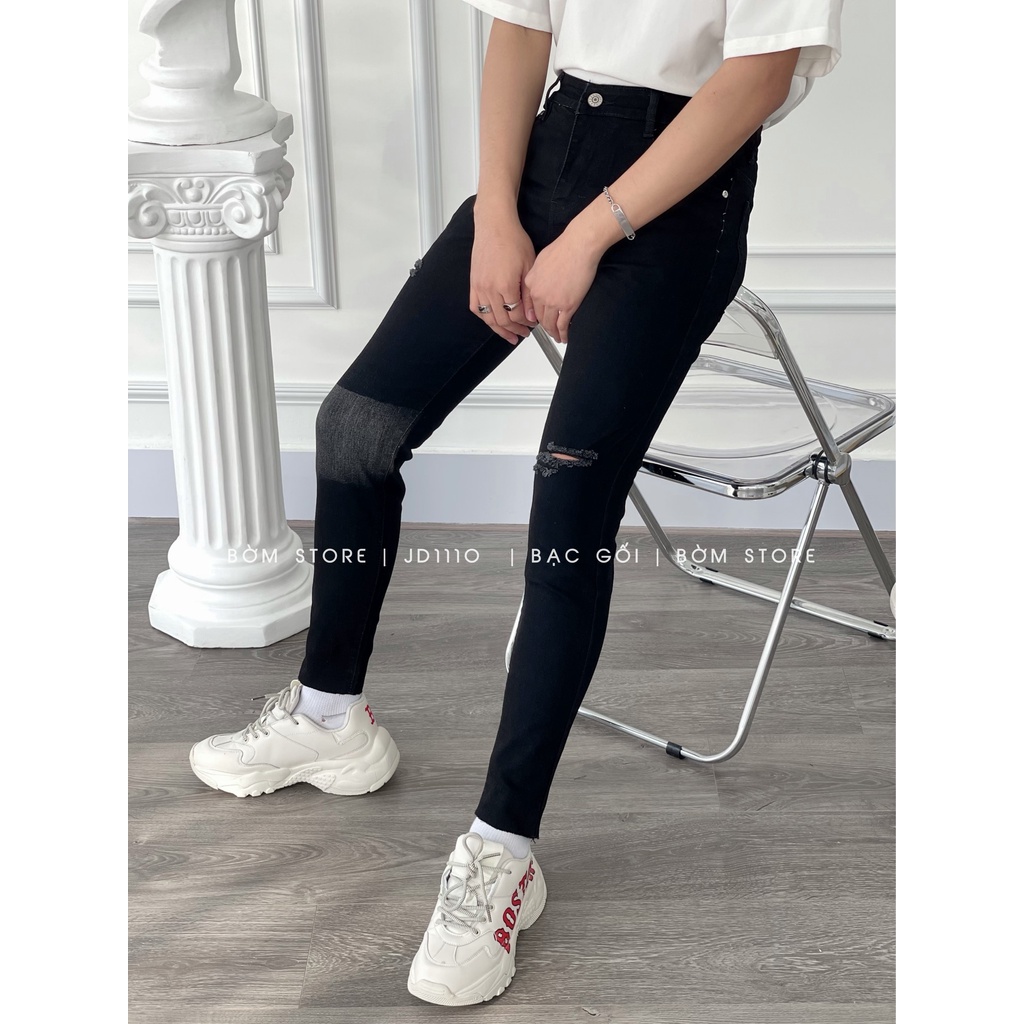 Quần Jean Dài Nam Bạc Gối BEACON DENIM Form Slim Fit JD1110