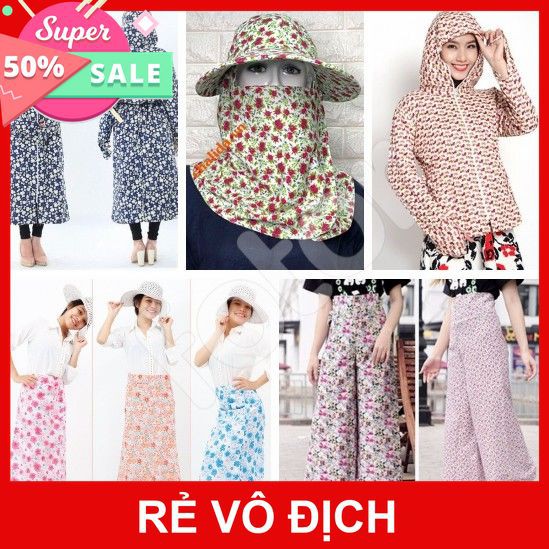 [XK][FREESHIP] NÓN, ÁO, VÁY CHỐNG NẮNG 2 LỚP CAO CẤP [HCM]