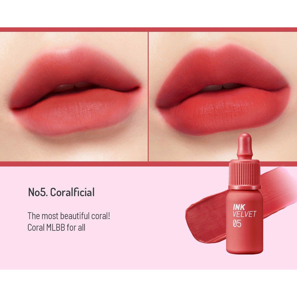 COMBO son kem Peripera Ink V.elvet Lip Tint chất son lì, lên màu tự nhiên - CSTOREVN | BigBuy360 - bigbuy360.vn