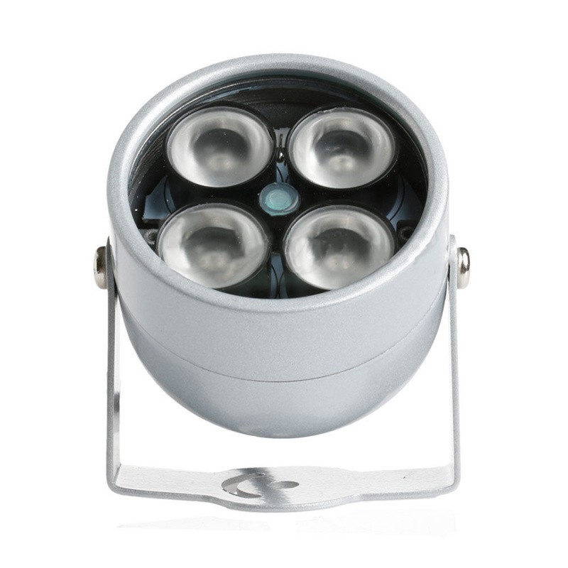 Đèn hồng ngoại 4 bóng led hỗ trợ tầm nhìn đêm cho camera IP CCTV