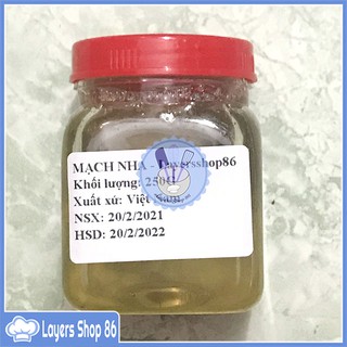 - Mạch nha - Nước Đường Mạch Nha hộp 250g