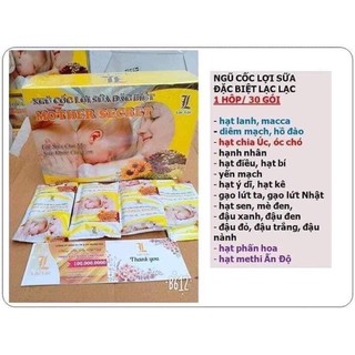 lẻ 15 gói ngũ cốc lợi sữa lạc lạc dinh dưỡng cho mẹ sức khoẻ cho con