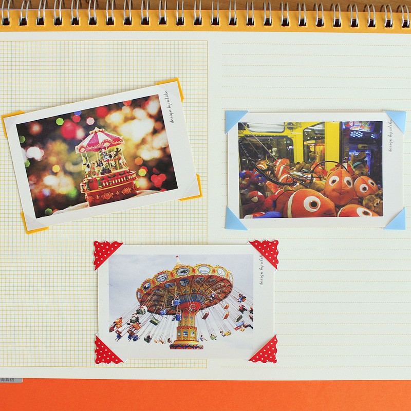 Sticker góc ảnh trang trí Scrapbook/album ảnh