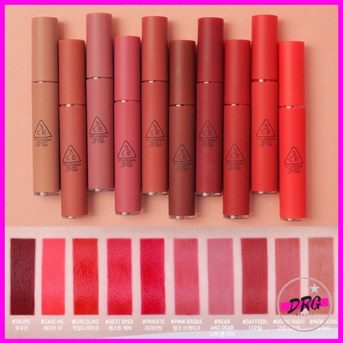 SON 3CE VELVET LIP TINT CHÍNH HÃNG MÀU MỚI 2021