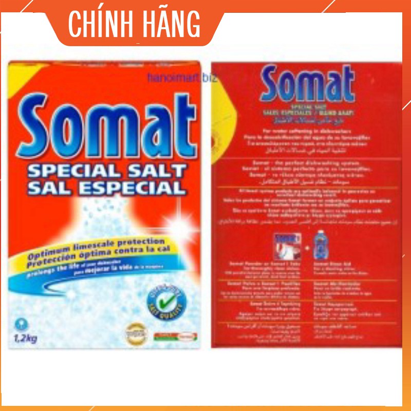 [KM thêm 200g muối somat] muối rửa bát somat 1,2kg đức