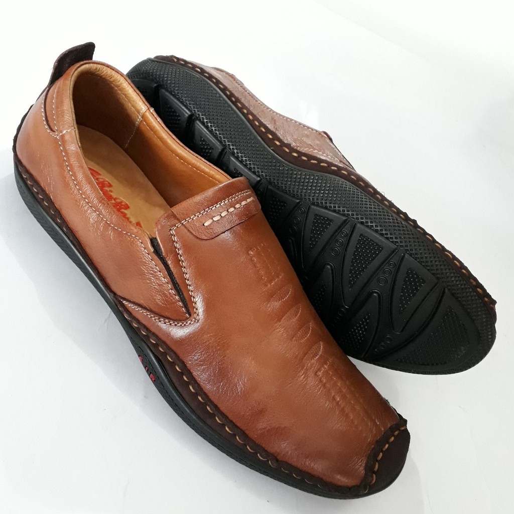 Giày Lười Nam Da Bò Thật Cao Cấp HKT Shop GT426