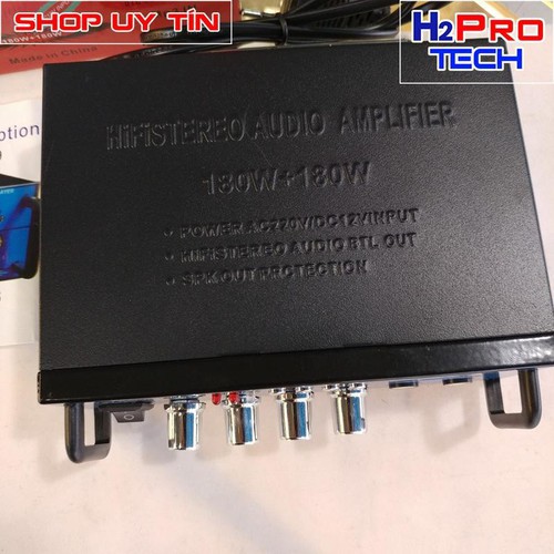 Ampli mini âm ly ô tô WXF - AV-136BT 12V-220V