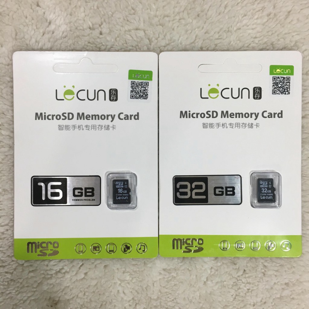 Thẻ nhớ 64GB 32GB 16GB 8GB Lecun Micro SD chính hãng nhập khẩu BẢO HÀNH 5 NĂM