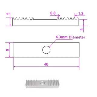 Nẹp Dây Đai GT2 9*40mm