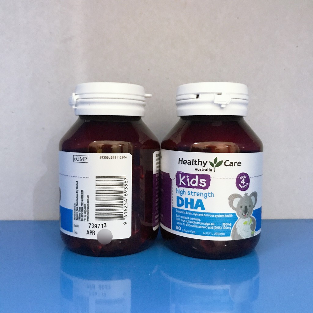 [ Chính Hãng ] Viên uống DHA Healthy Care 60 viên - DHA Kid ( mẫu mới )