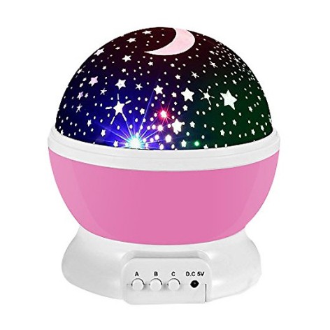Đồ chơi trẻ em đèn chiếu sao tự xoay tròn thần kỳ 360 Star Master pro