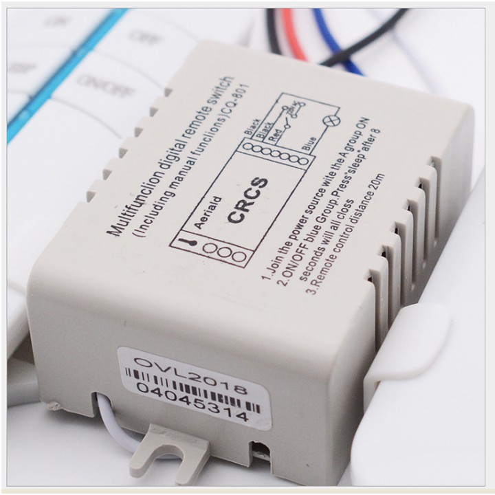 Công tắc điều khiển từ xa 1 cổng 2 Remote (1 kênh)
