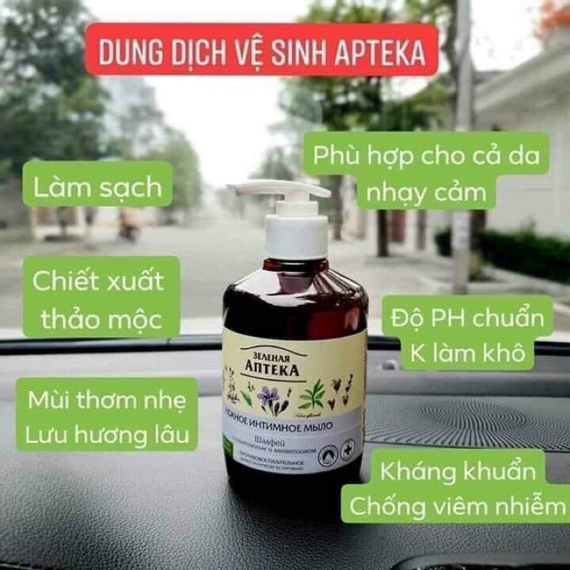 Dung dịch vệ sinh Zelenaya Apteka 370ml