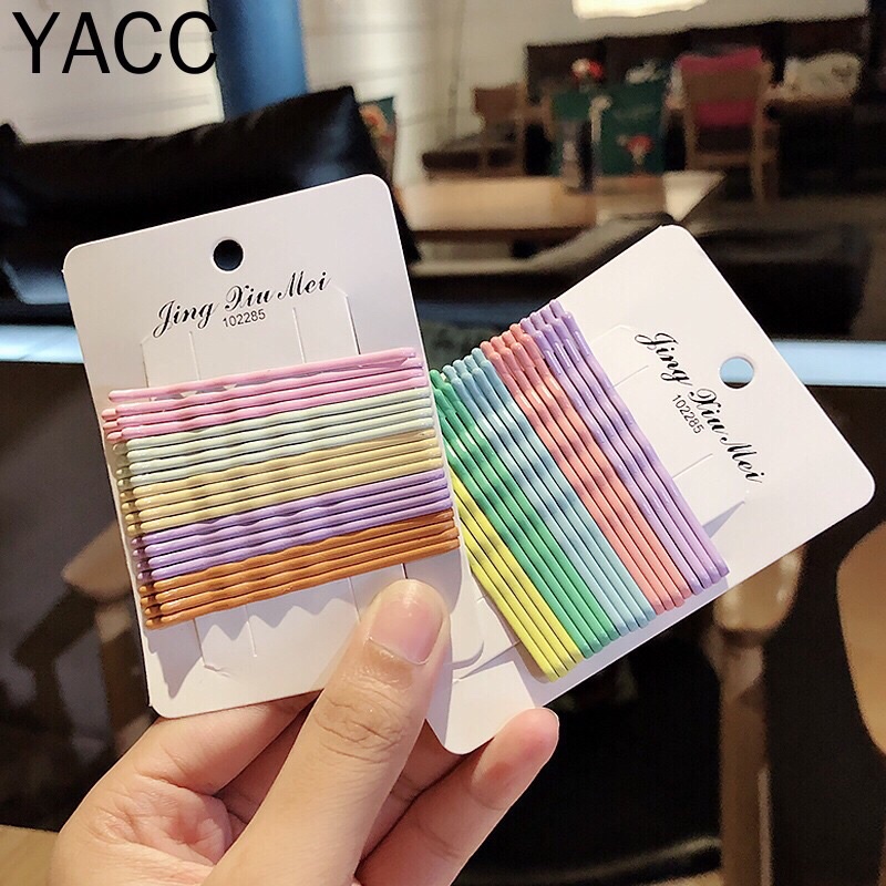 B031 Sét 10c Ghim Kẹp Tóc Hàn Quốc Nhiều Màu Phong Cách Dễ Thương
