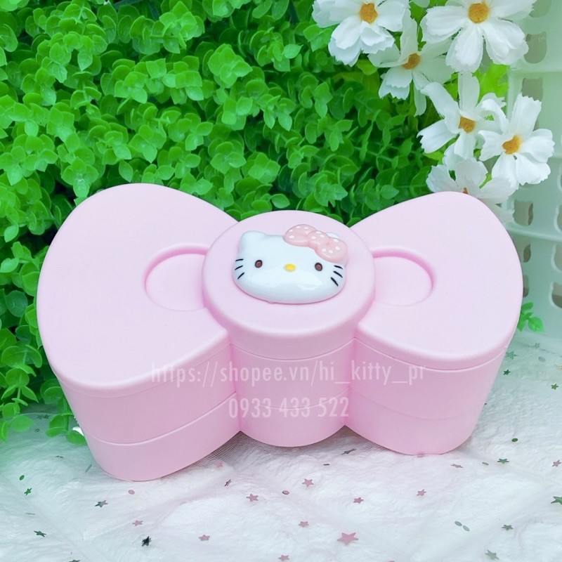 Hộp đựng trang sức hình nơ Hello Kitty