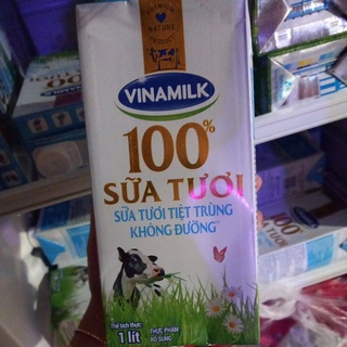 Sữa Tươi Vinamilk Không Đường 1Lít
