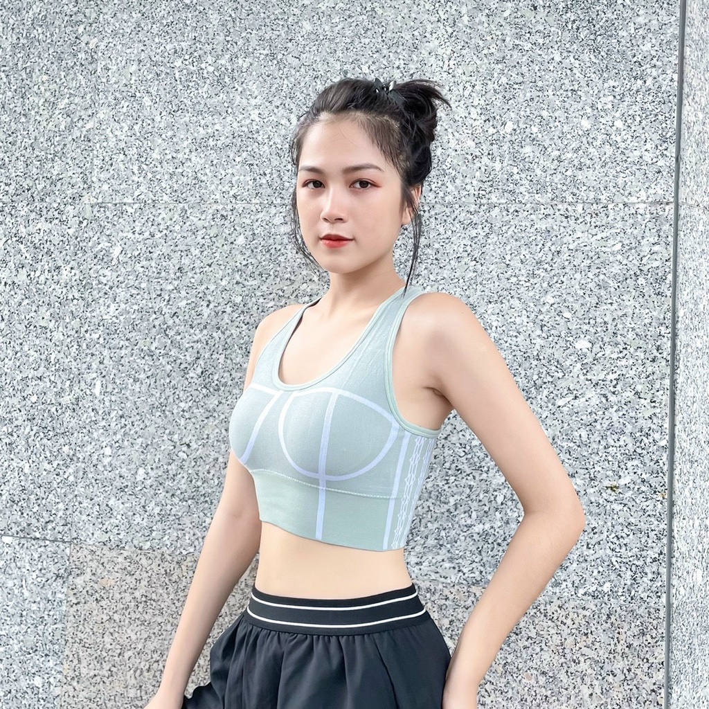 {FREE SHIP} ÁO BRA DỆT TẬP GYM-YOGA ,CHẤT VẢI MÊM CO DÃN TỐT