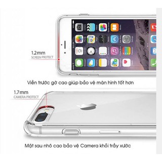 Ốp lưng iphone 7 - 7 Plus chống sốc trong suốt