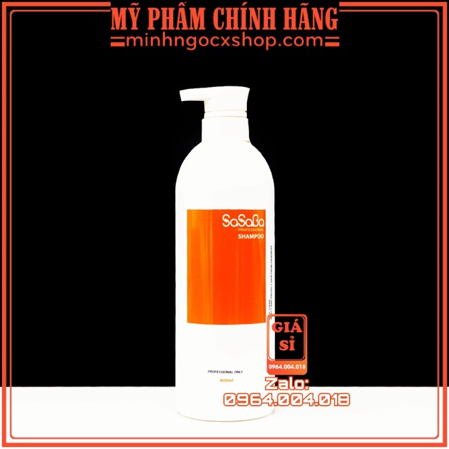 [Lẻ Gội Hoặc Xả] Dầu Gội Dầu Xả Hoàn Hình Sasaba Plus 800ML + 800ML Plus Mới 2019