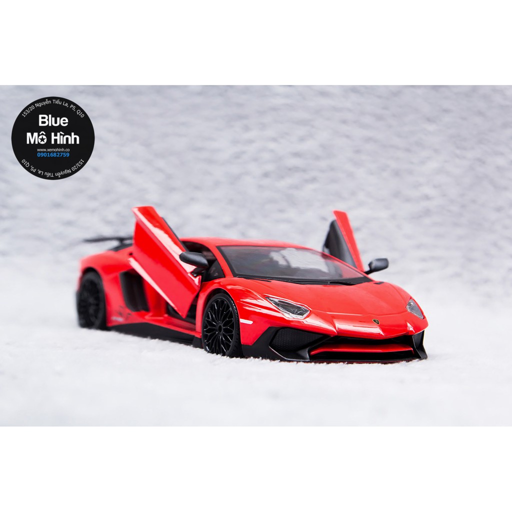 Blue mô hình | Xe mô hình Aventador SV Lambo Bburago 1:24