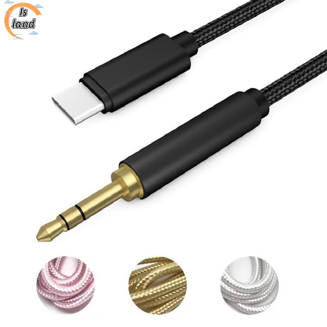 Cáp Chuyển Đổi Âm Thanh Usb Type C Sang Jack Cắm Tai Nghe 3.5mm Cho Điện Thoại Di Động