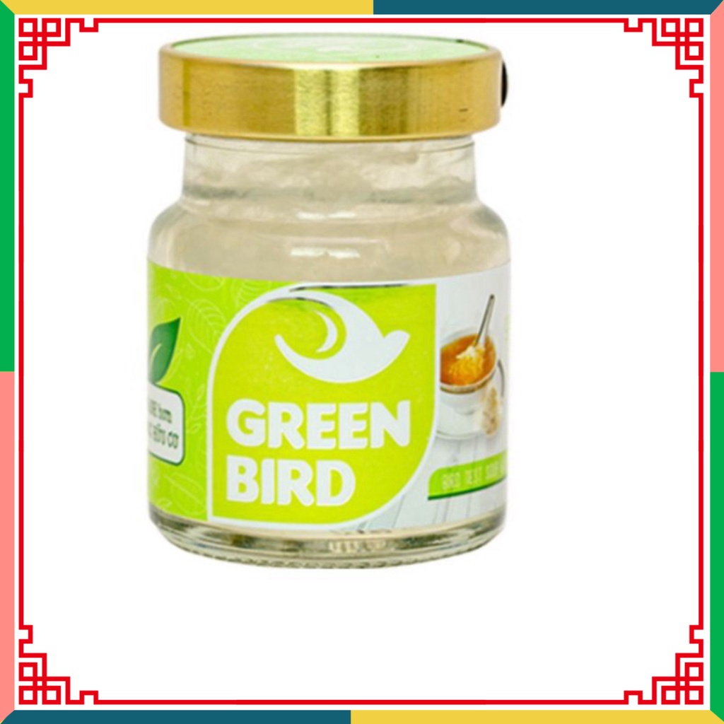 Hộp Quà Green Bird - Nước yến xào Chưng Đường Phèn - (6hũ*72g) ( Đại lý Ngọc Toản)